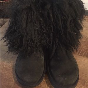 UGG fuzzy boots